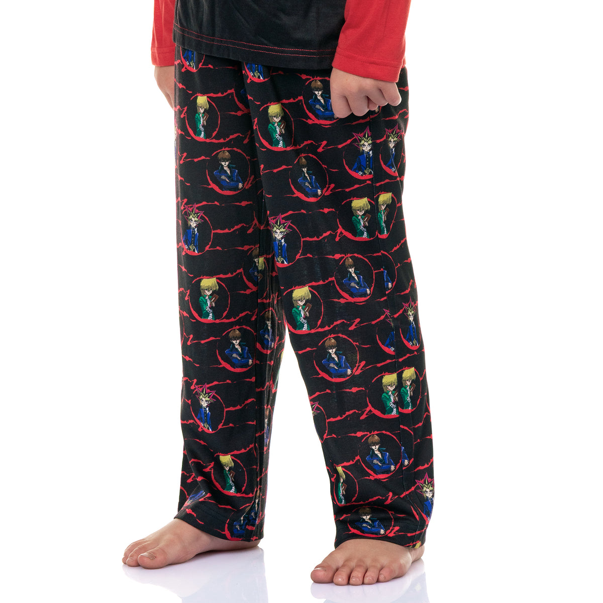 Yu-Gi-Oh! Pajamas Boys' Team Dual Raglan Lounge Sleep Set