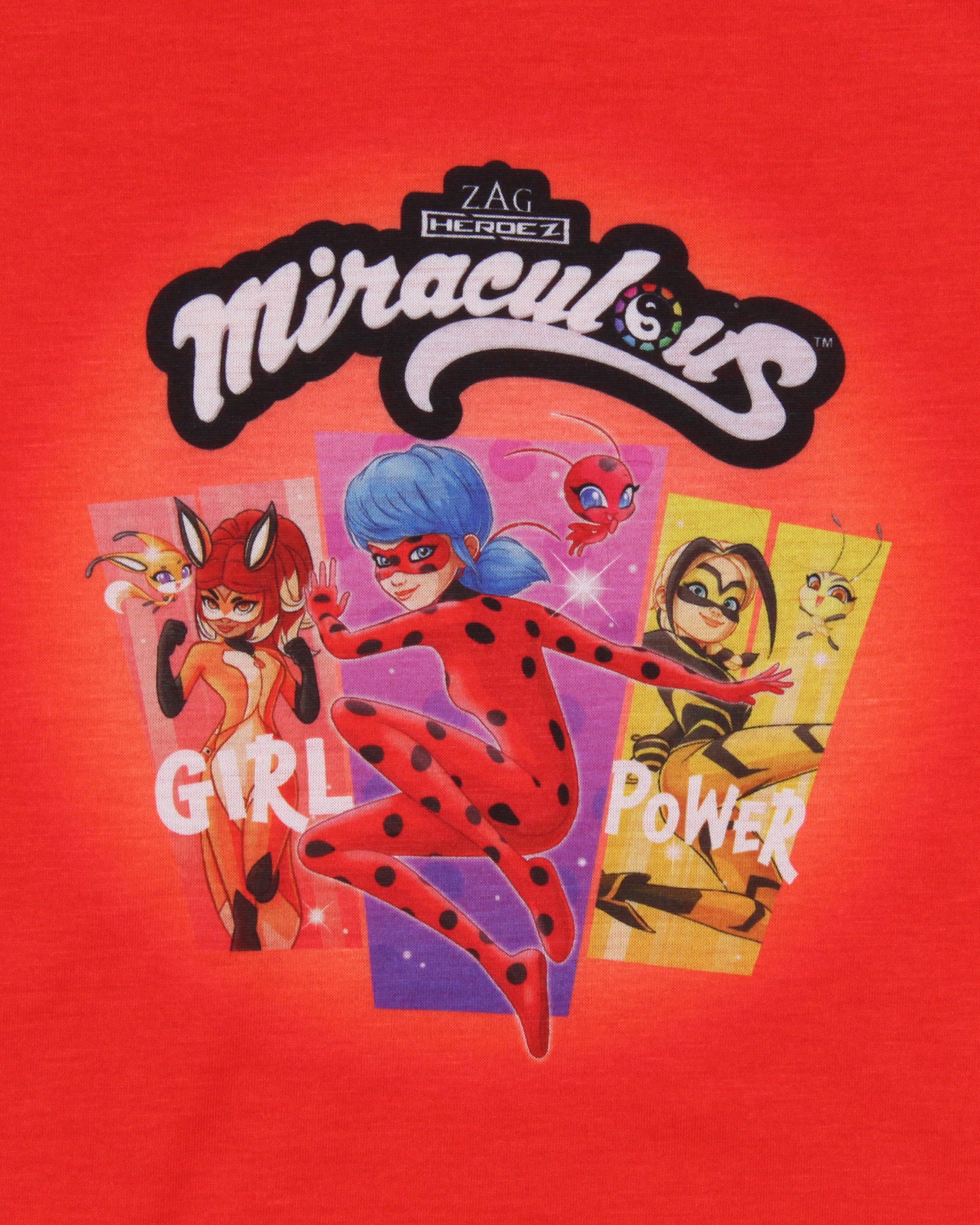 Miraculous: Tales of Ladybug & Cat Noir Girls' Sleep Pajama Set Shorts