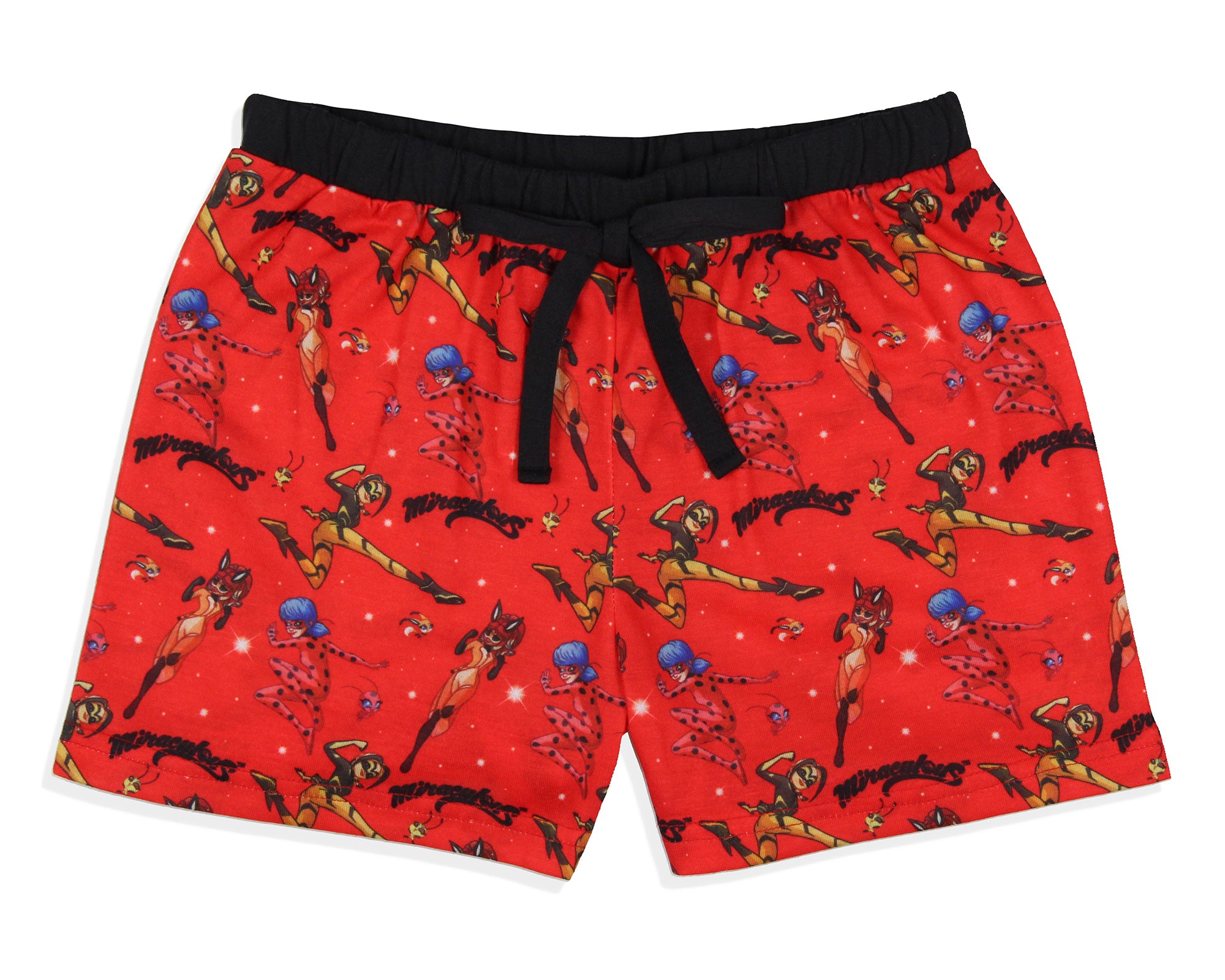 Miraculous: Tales of Ladybug & Cat Noir Girls' Sleep Pajama Set Shorts