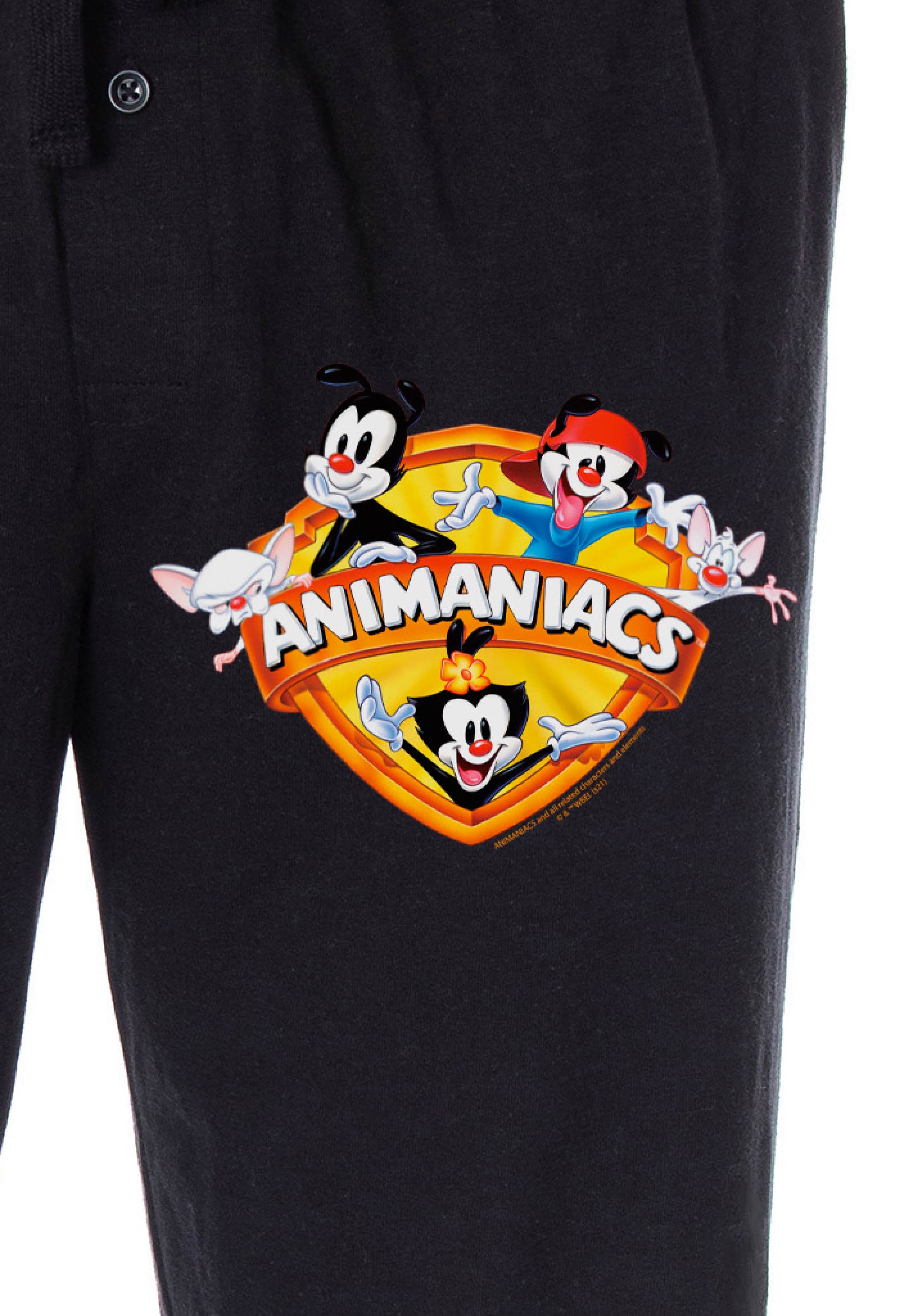 Animaniacs Men's Wakko Yakko Dot Pinky And The Brain Loungewear Pajama Pants