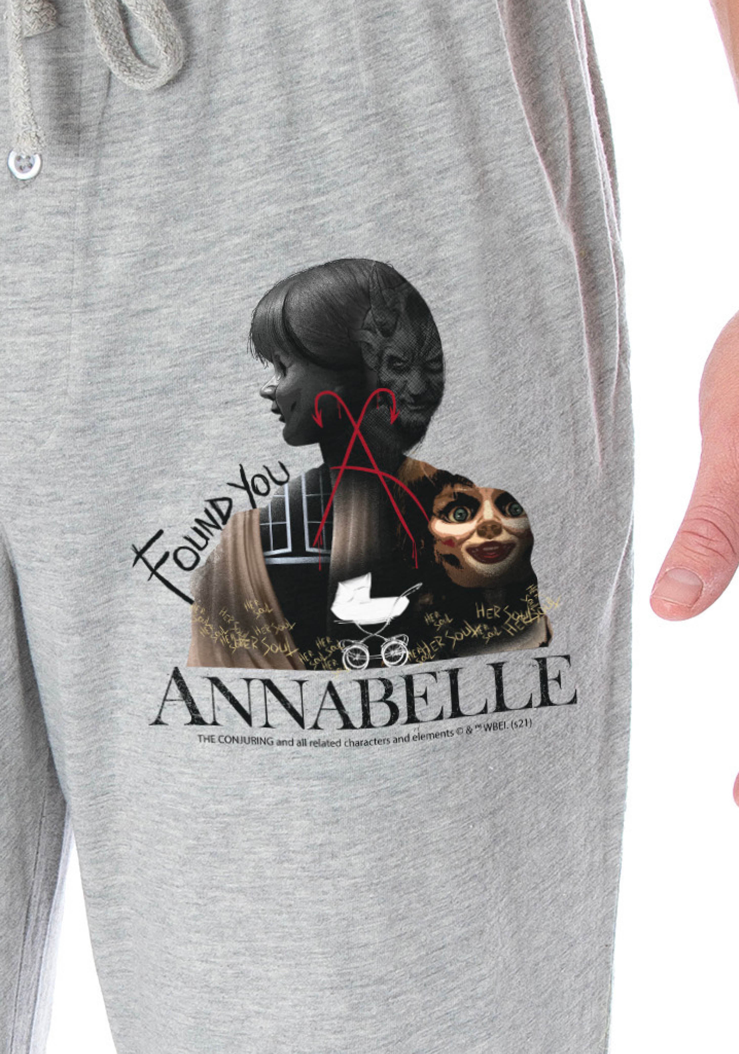 Annabelle Men's Movie The Conjuring Films Loungewear Sleep Bottoms Pajama Pants
