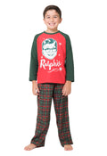 A Christmas Story Boys Ralphie Glasses Triple Dog Dare You Christmas Holiday Plaid Pajama Set