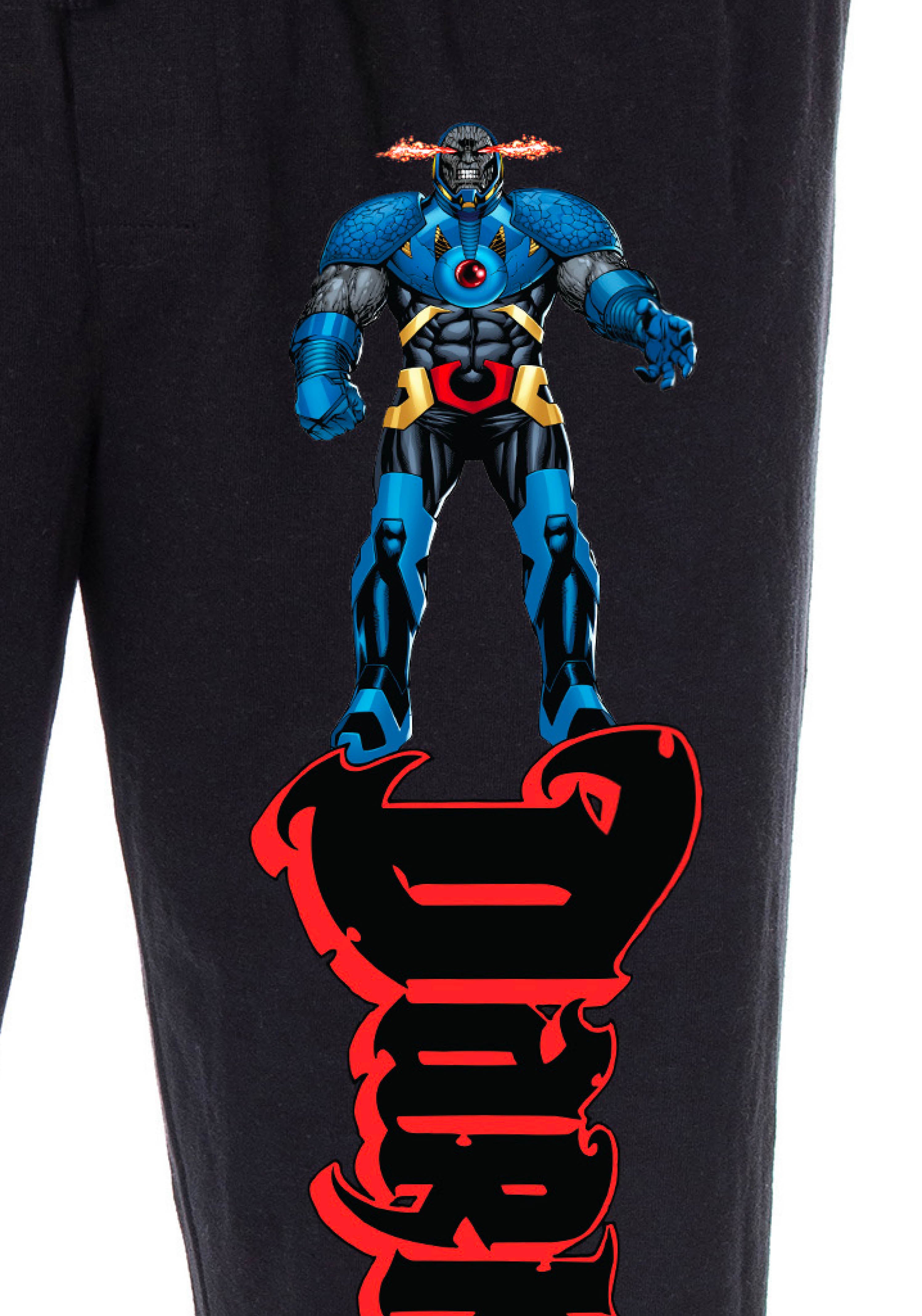 DC Comics Men's Darkseid Super Villain Character Loungewear Sleep Pajama Pants