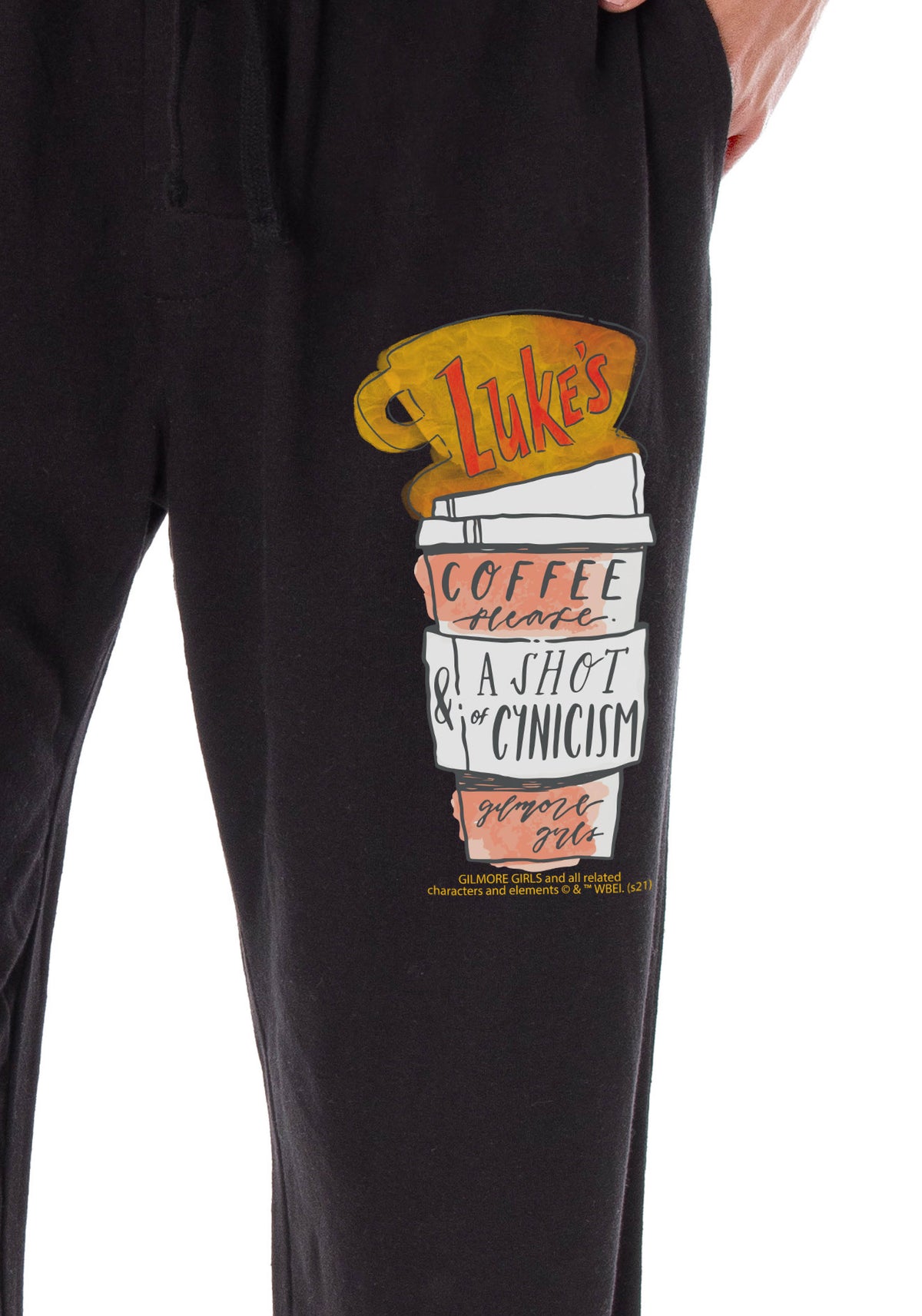 Gilmore Girls Womens' Luke's Diner Coffee Shot of Cynicism Pajama Pants