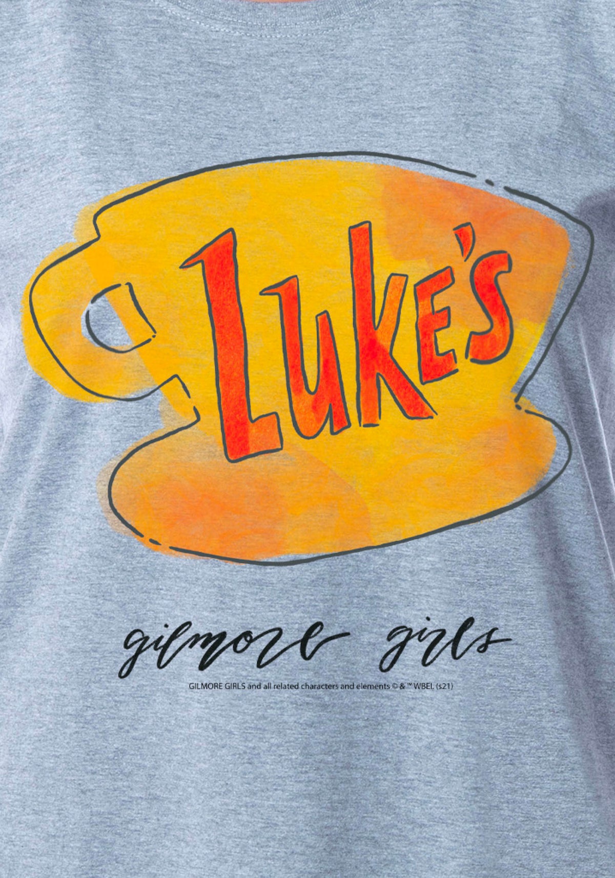 Gilmore Girls Womens' Luke's Diner Logo Nightgown Sleep Pajama Shirt