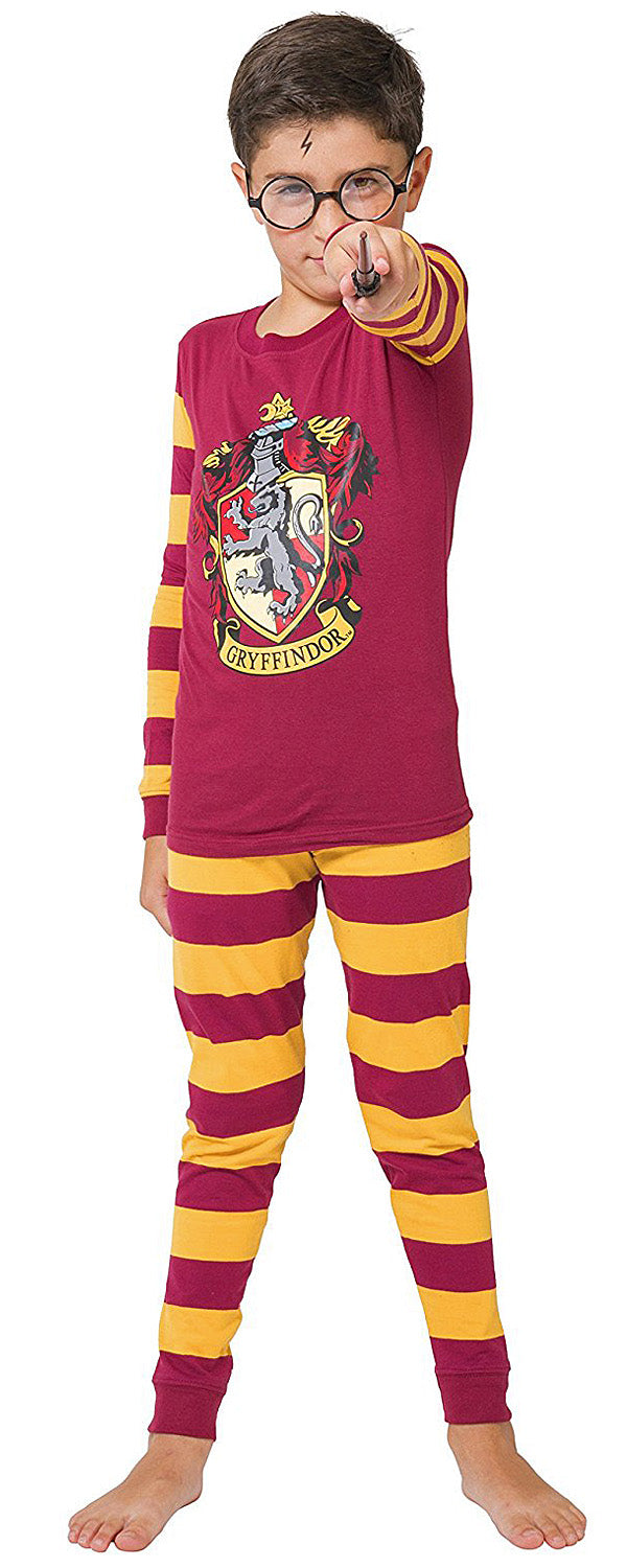 Intimo Harry Potter Kids All Houses Crest Pajamas