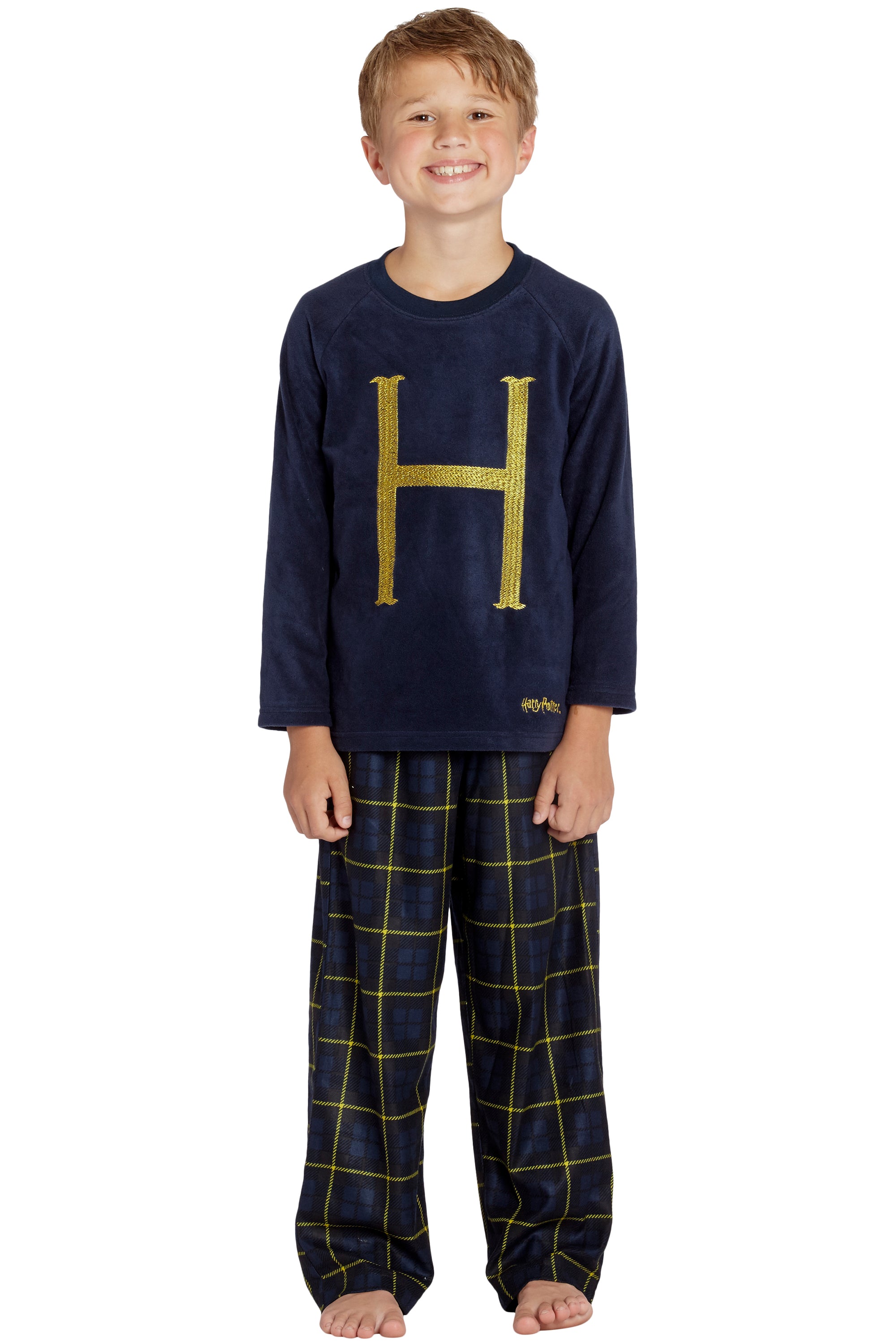 HARRY POTTER Mrs. Weasley H Holiday Christmas Sweater Fleece Flannel Pant Pajama 2pc Gift Set