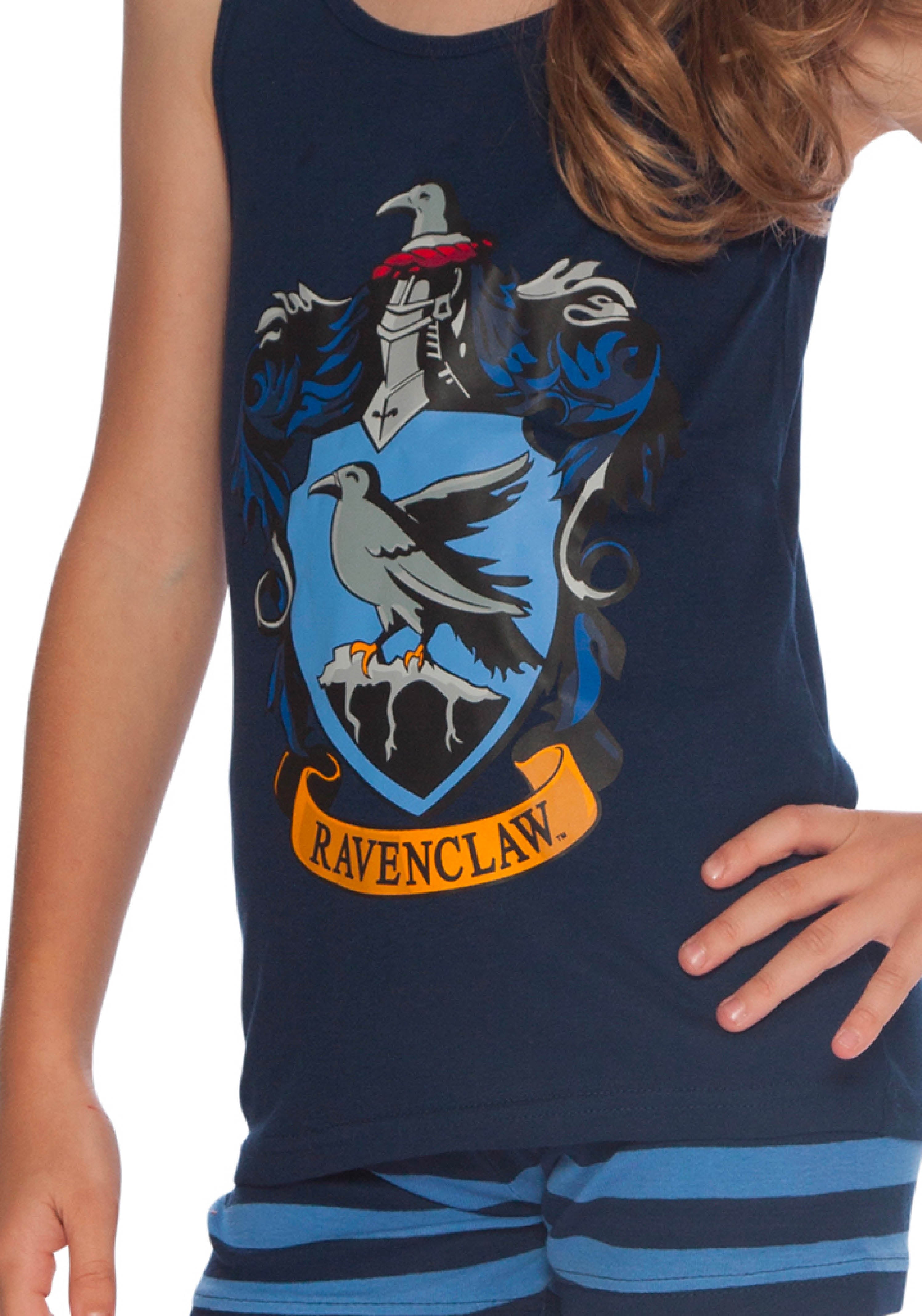 Harry Potter Girls Hogwarts House Crest Tank Top and Short Pajama 2pc Set