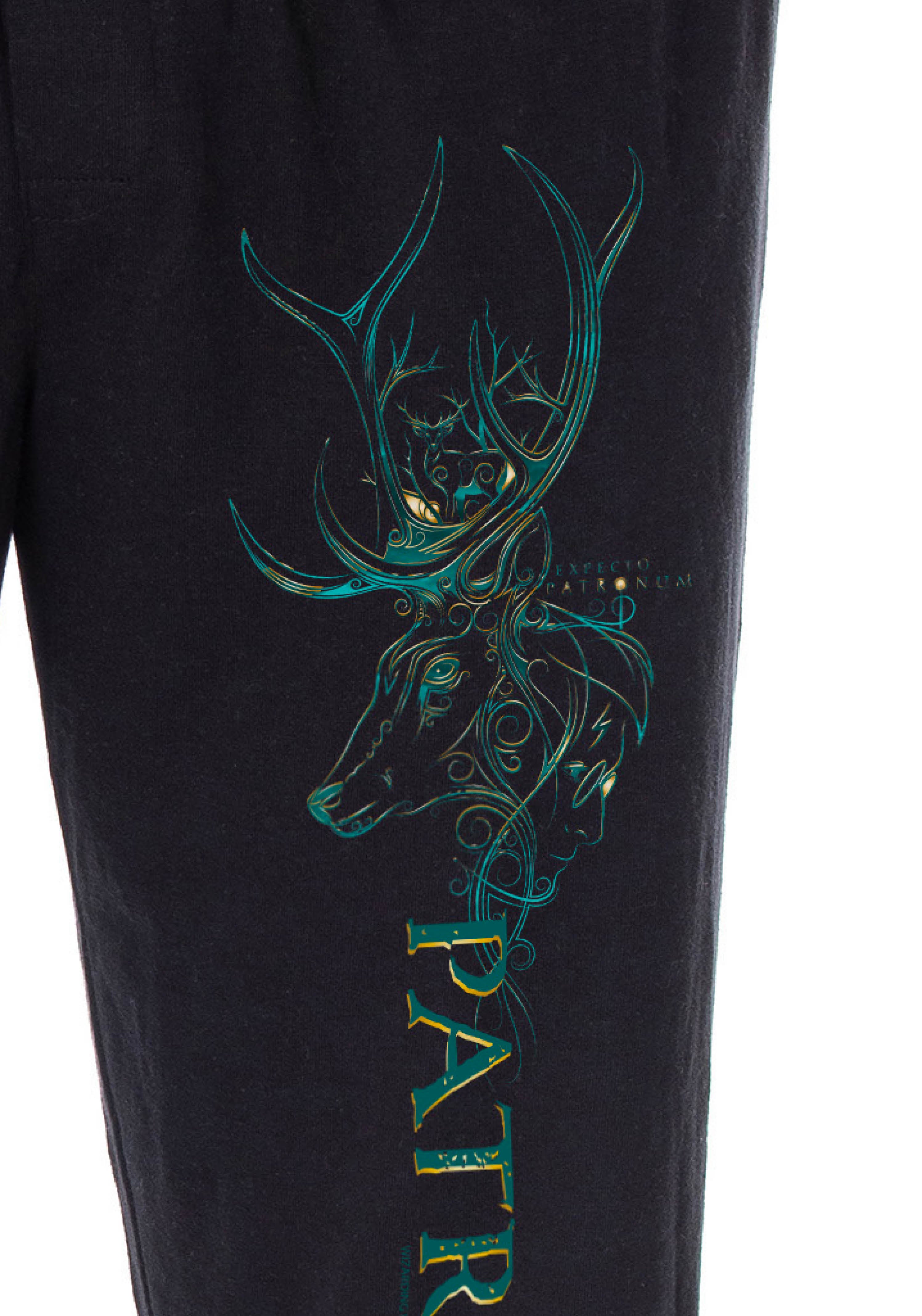 Harry Potter Pajama Pants Men's Expecto Patronum Stag Patronus Loungewear Sleep Pants