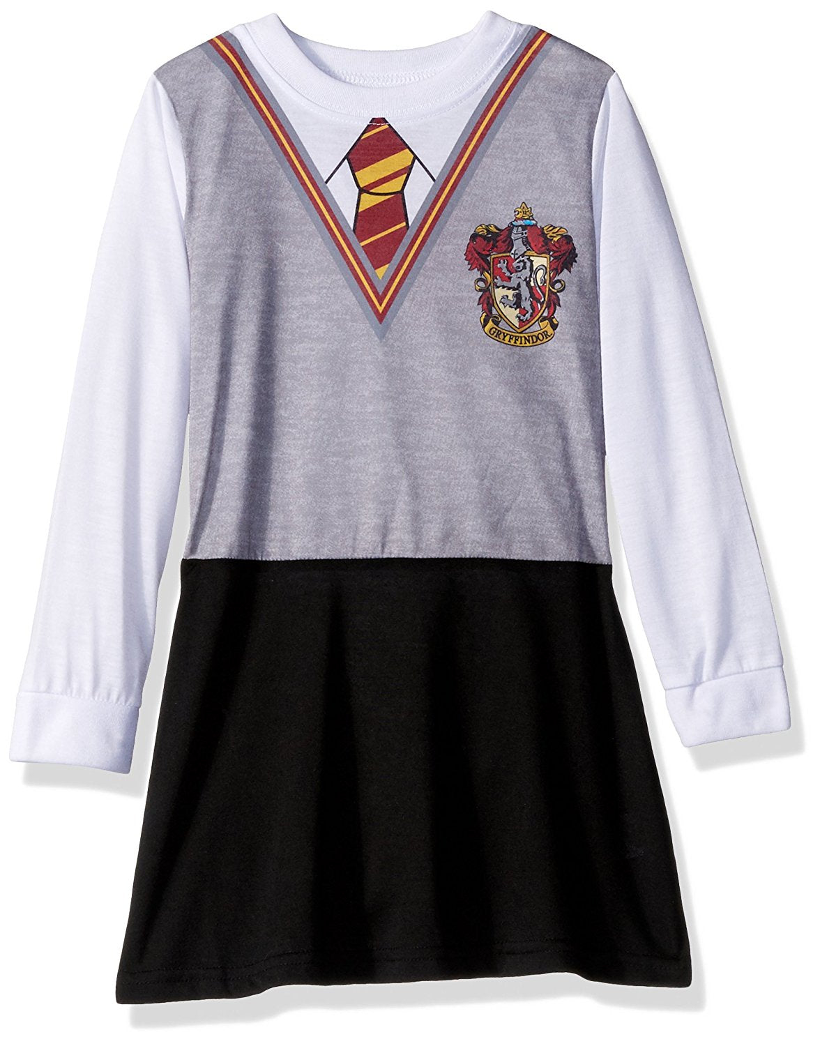 Harry Potter Girls Hermoine Hogwarts Gryffindor Uniform Pajama Nightgown