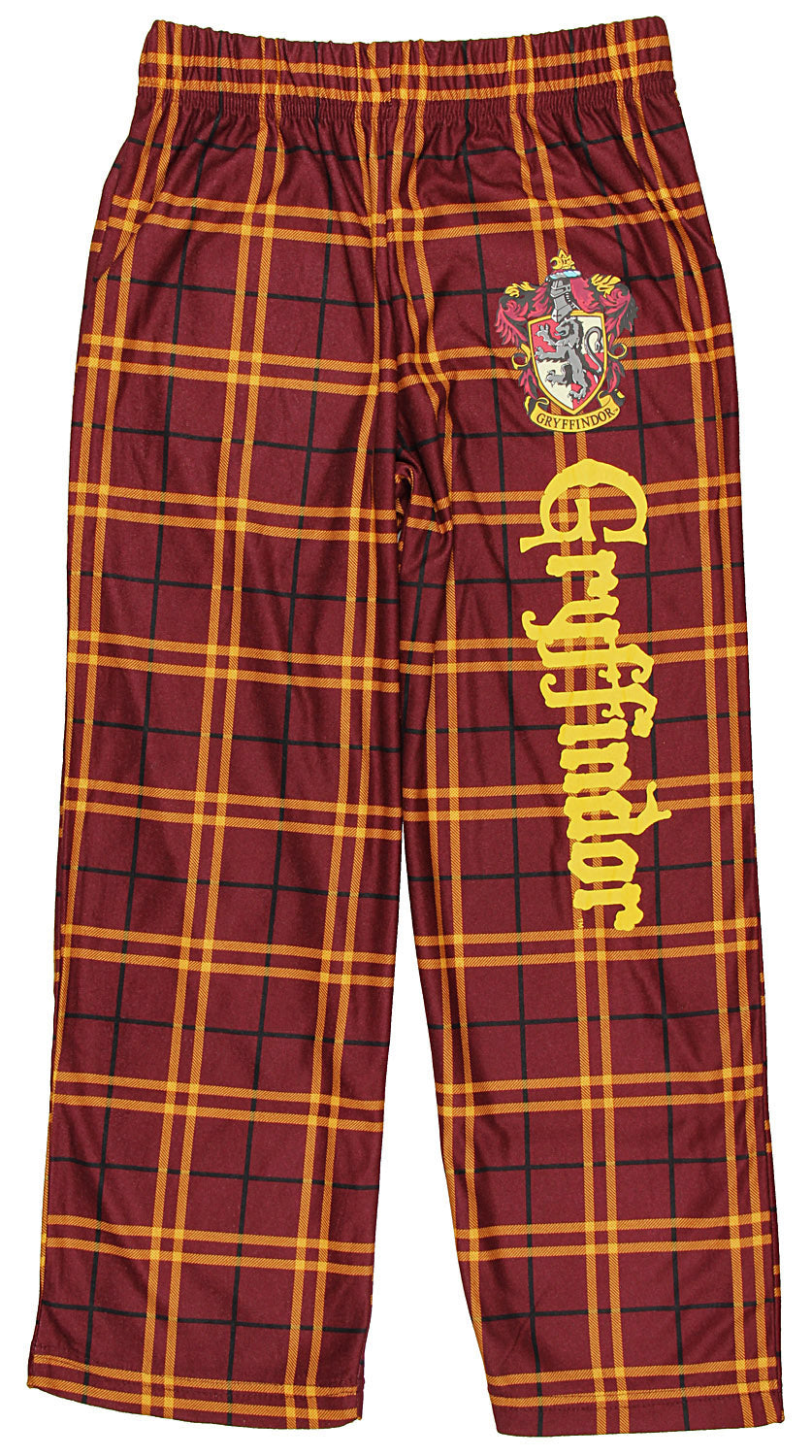 Intimo Harry Potter Boys Houses Plaid Pajama Lounge Pants