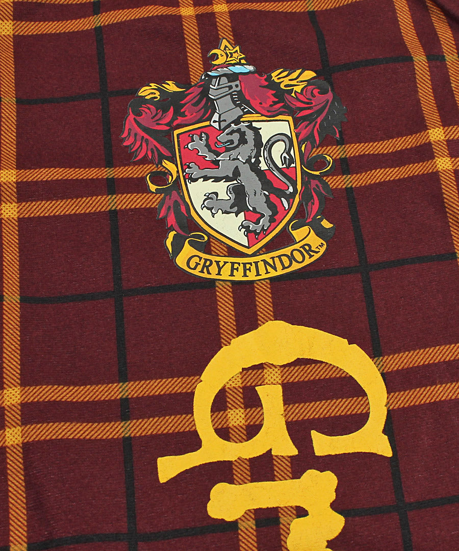 Intimo Harry Potter Boys Houses Plaid Pajama Lounge Pants