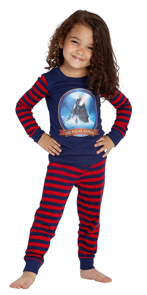 The Polar Express Train Matching Family Pajama Set Tight Fit Cotton Pajamas