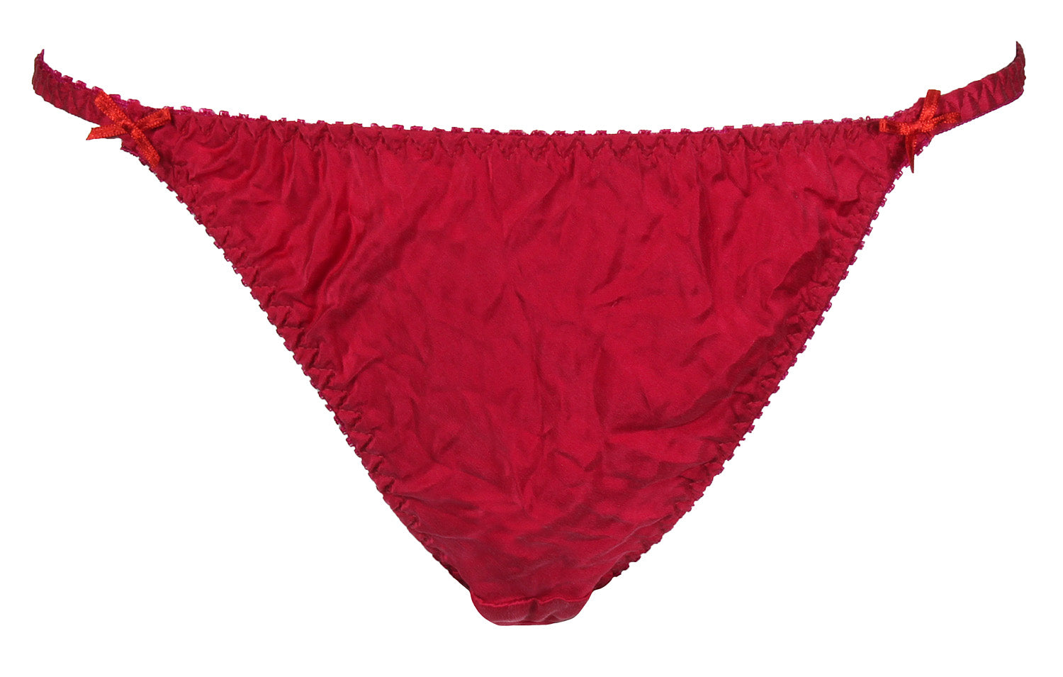 INTIMO Womens Classic Silk String Bikini Underwear