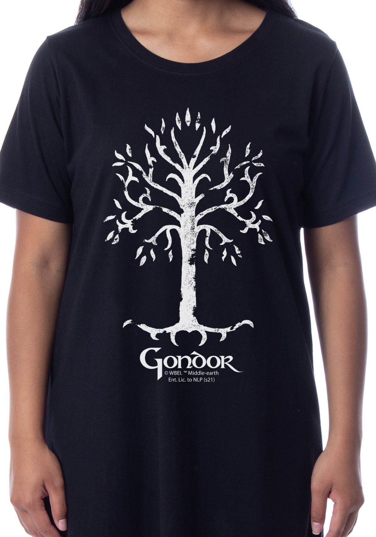 The Lord Of The Rings Womens' Gondor Nightgown Sleep Pajama Dress