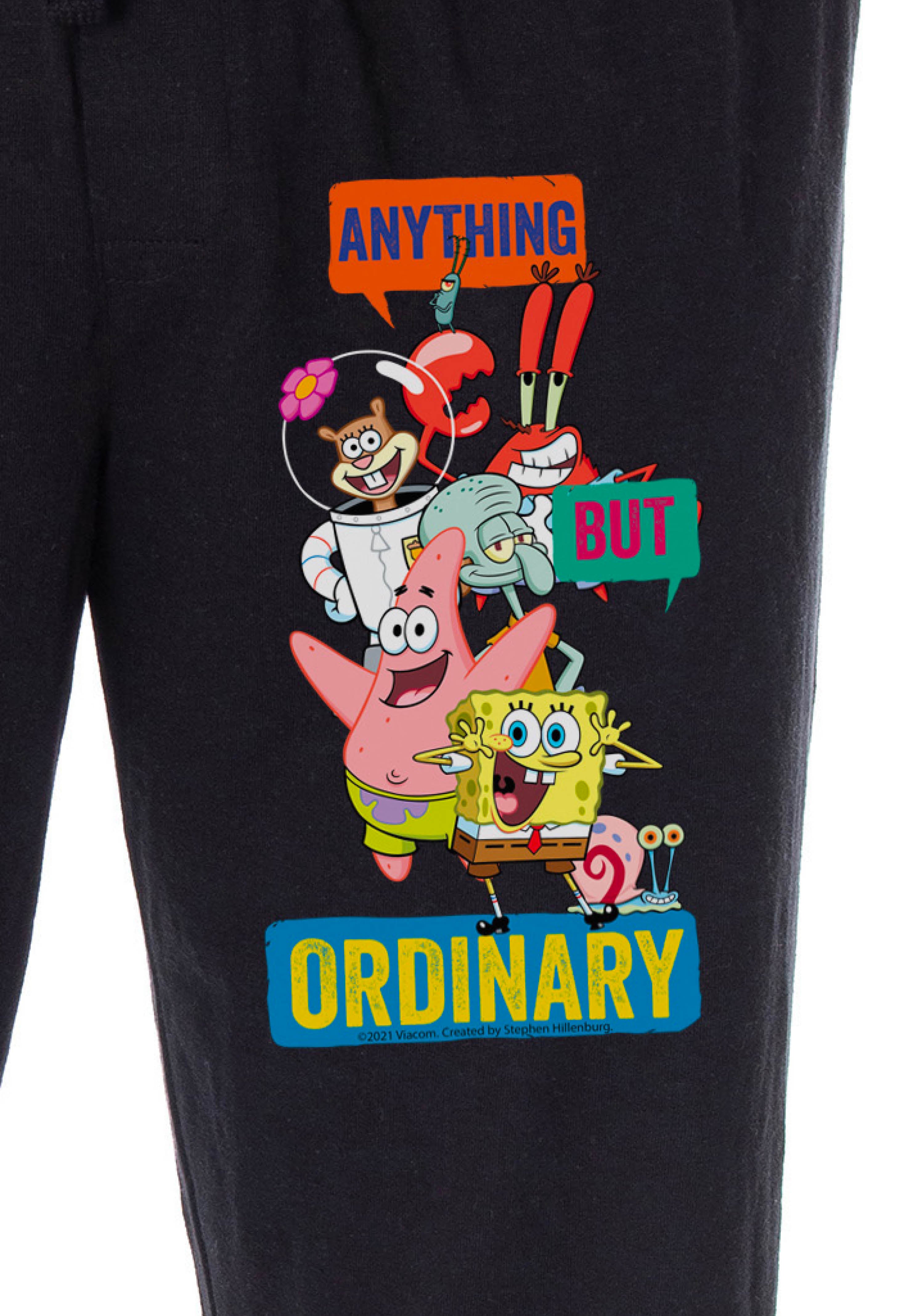 Nickelodeon Men's SpongeBob SquarePants Anything But Ordinary Pajama Pants