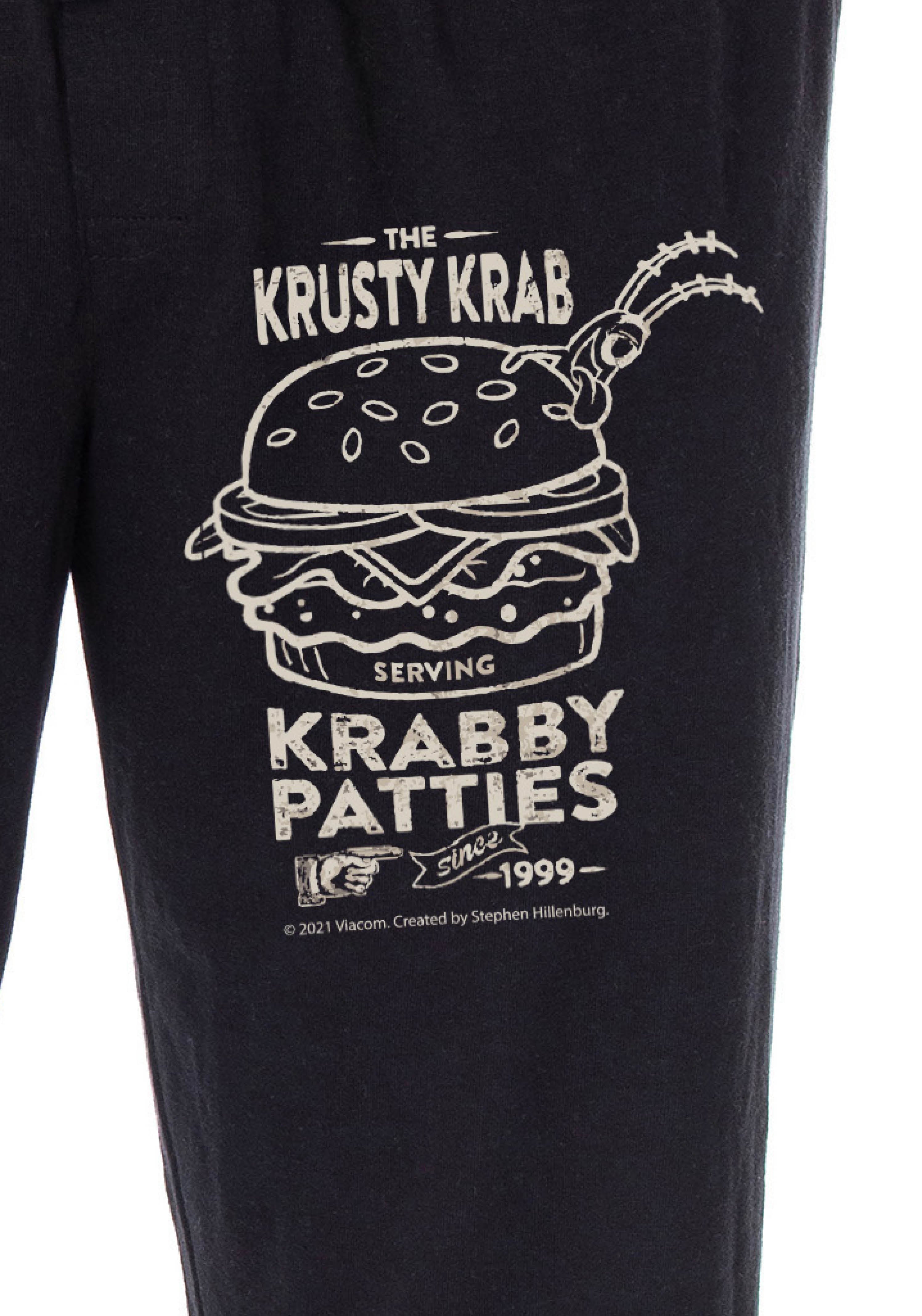 Nickelodeon Men's SpongeBob SquarePants The Krusty Krab Krabby Patties Since 1999 Loungewear Pajama Pants