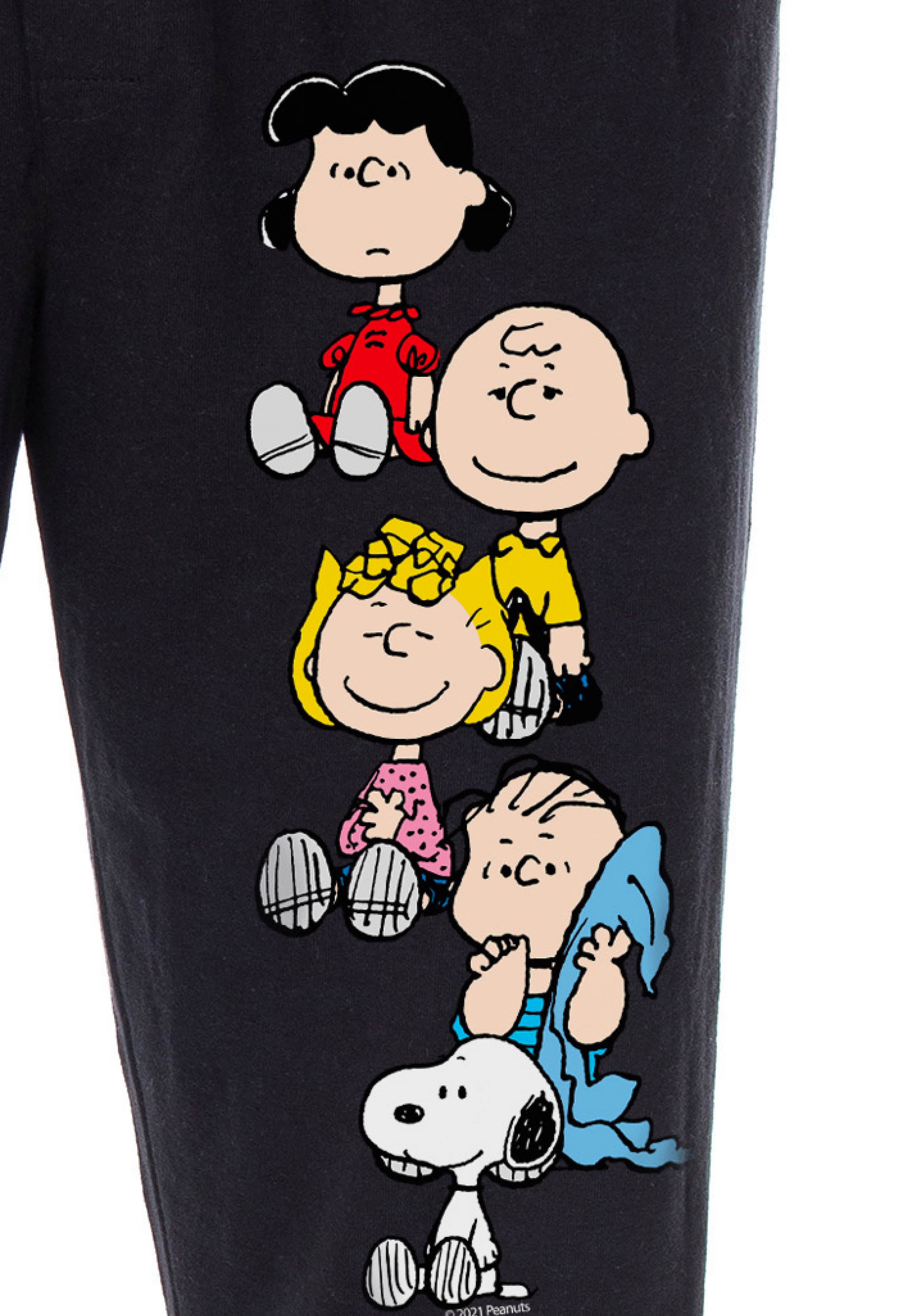 Peanuts Gang Adult Character Loungewear Sleep Pajama Pants