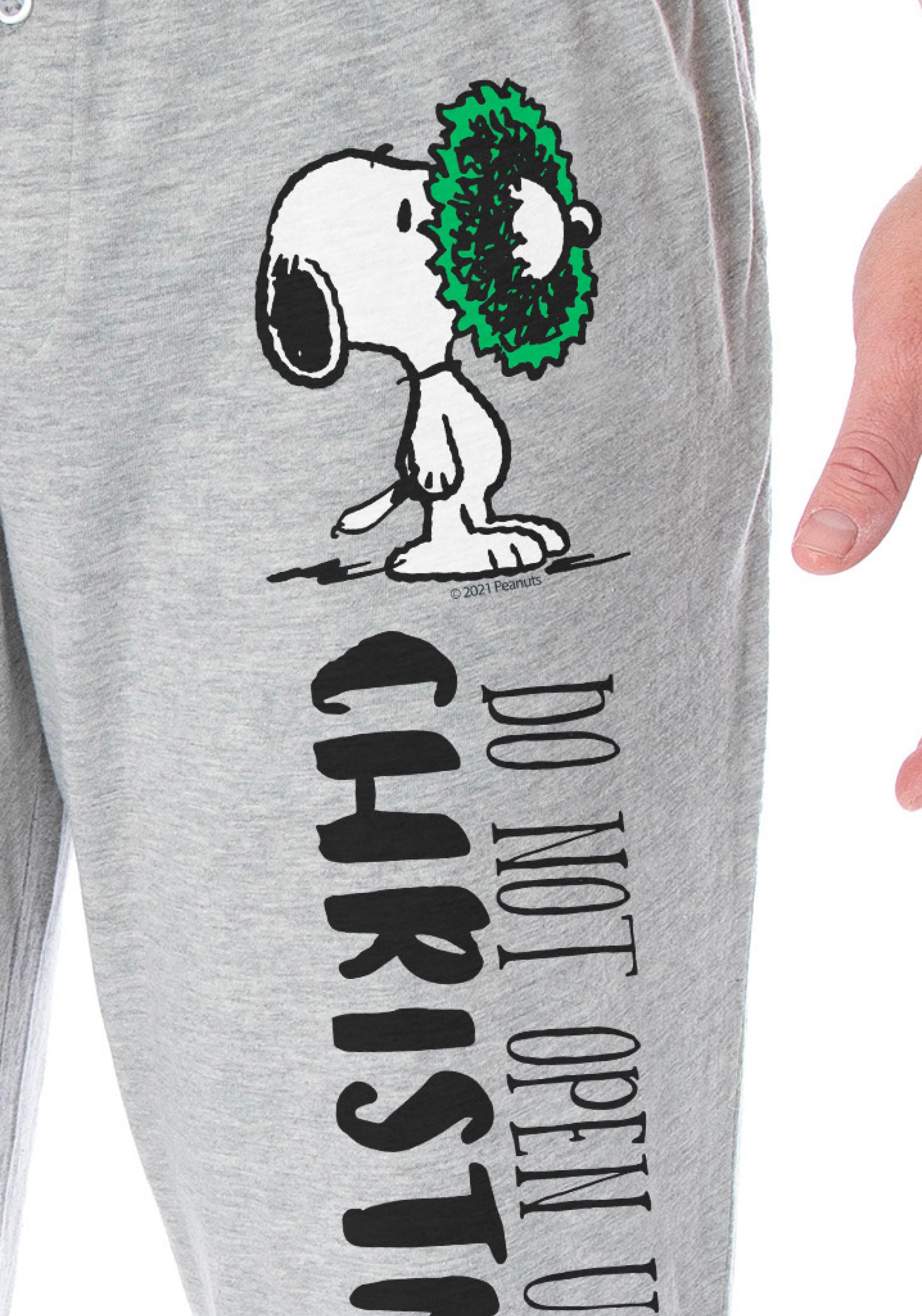 Peanuts Adult Snoopy Christmas Character Loungewear Sleep Pajama Pants