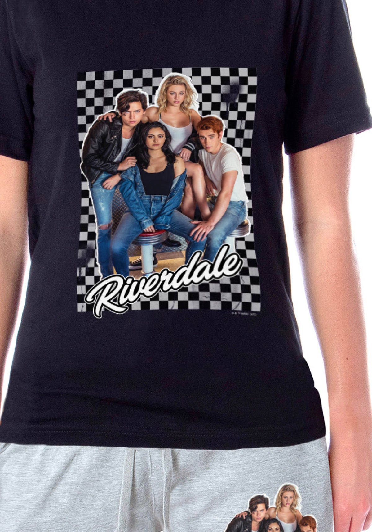 Riverdale Womens' Jughead Betty Archie Sleep Pajama Set Shirt Pants