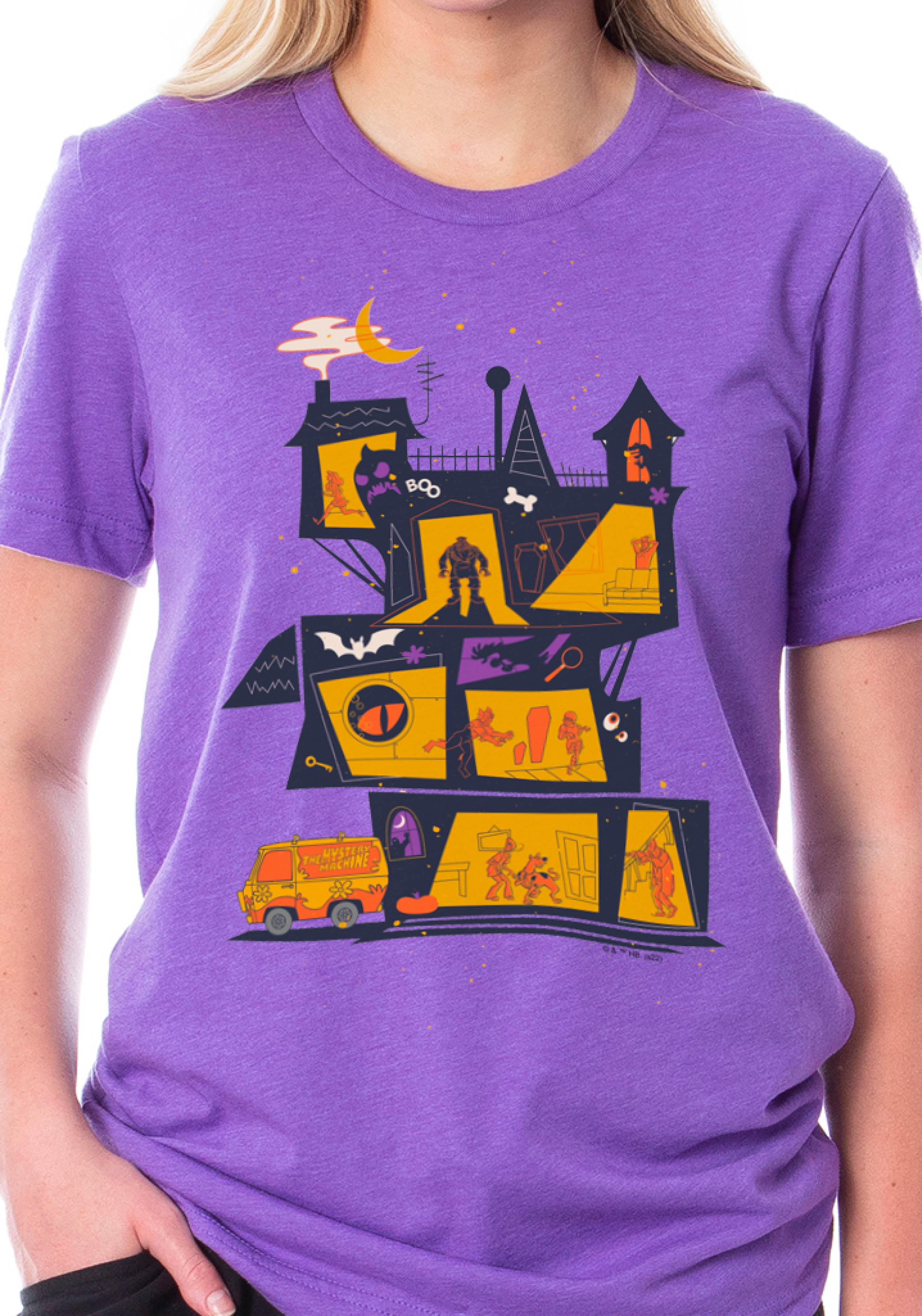 Scooby-Doo Womens' Haunted House The Mystery Machine Sleep Pajama Set