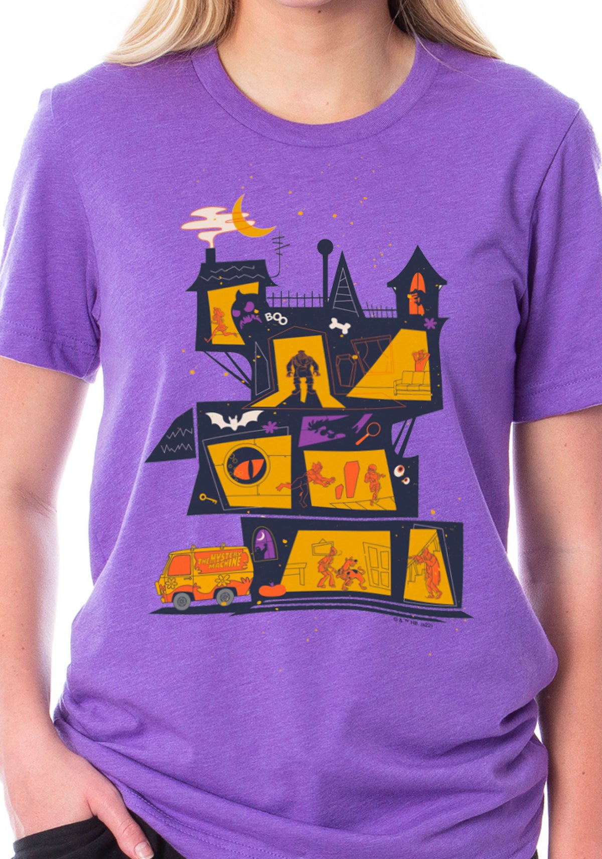 Scooby-Doo Womens' Haunted House The Mystery Machine Sleep Pajama Set