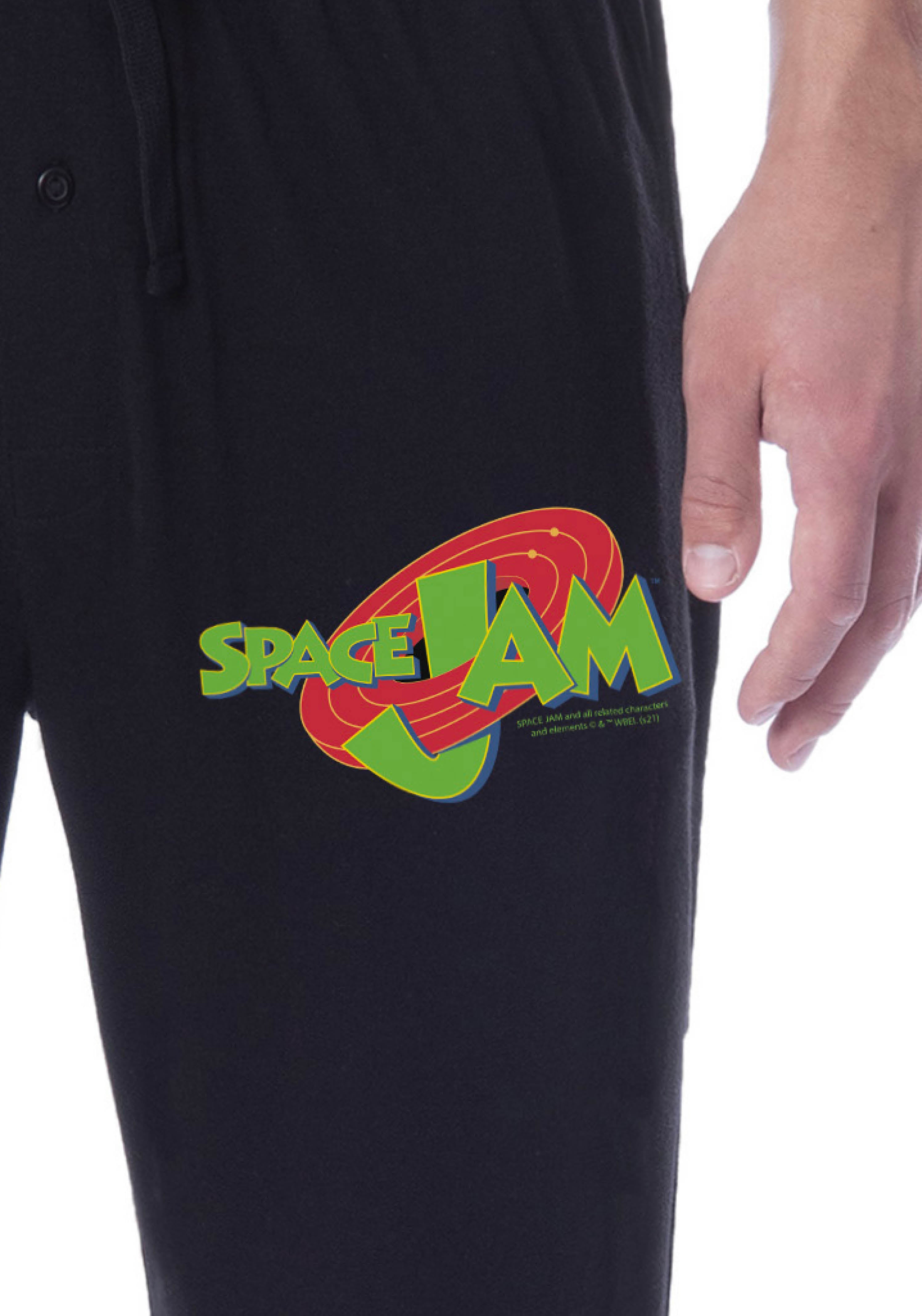 Looney Tunes Mens' Classic Space Jam Logo Movie Sleep Pajama Pants