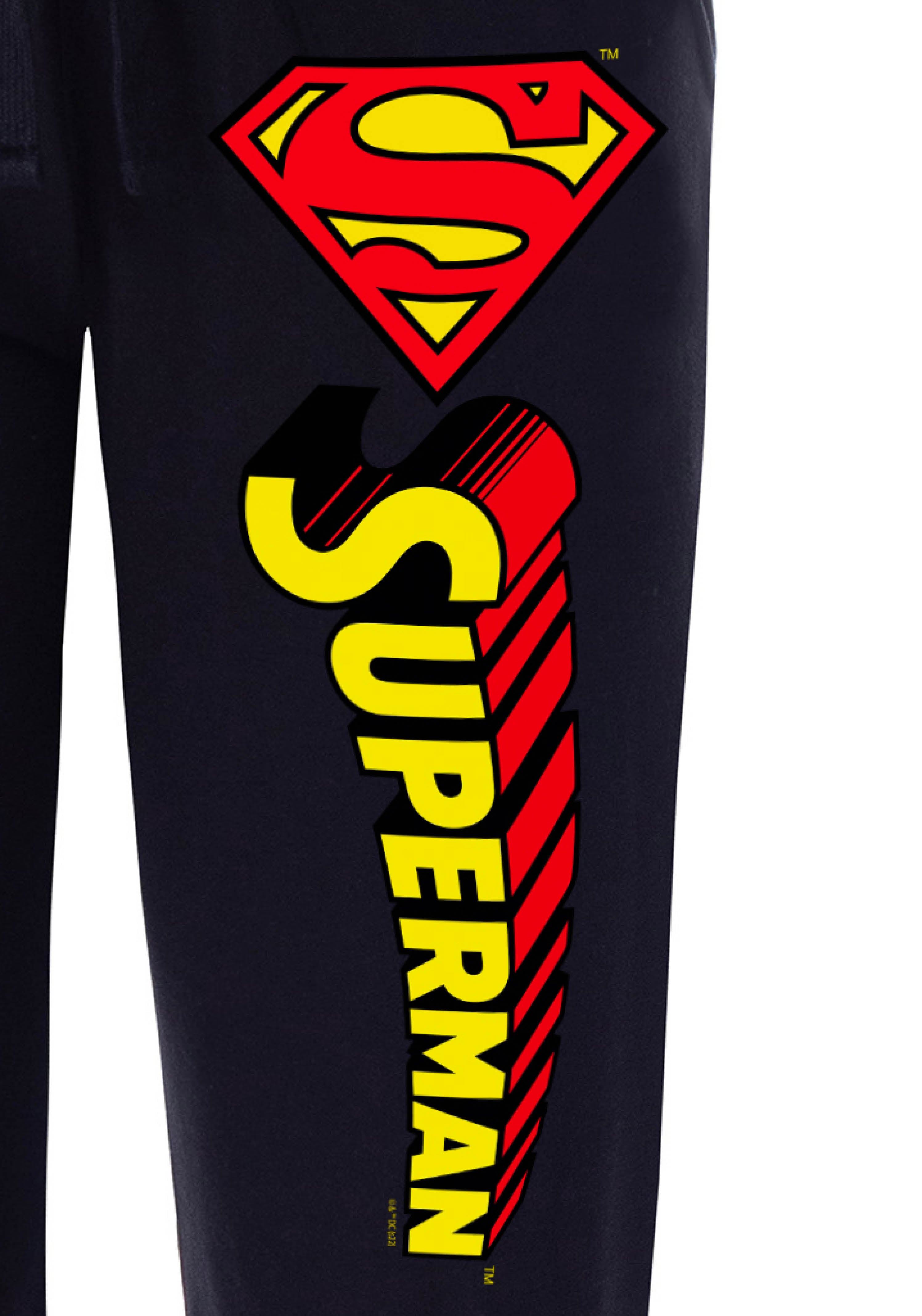 DC Comics Womens' Superman Logo Icon Classic Sleep Pajama Pants