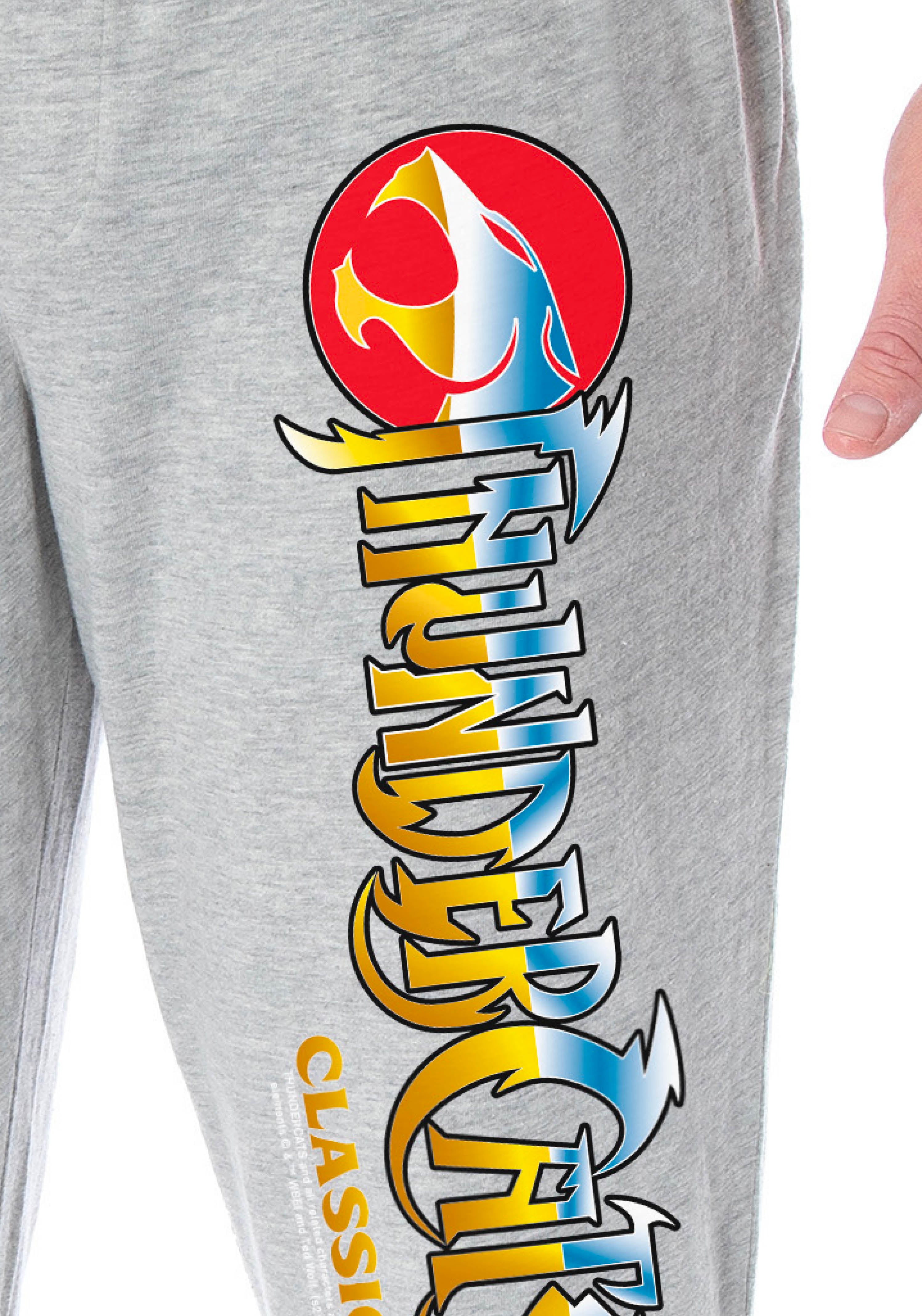 ThunderCats Men's Classic Cartoon Logo Adult Loungewear Sleep Pajama Pants