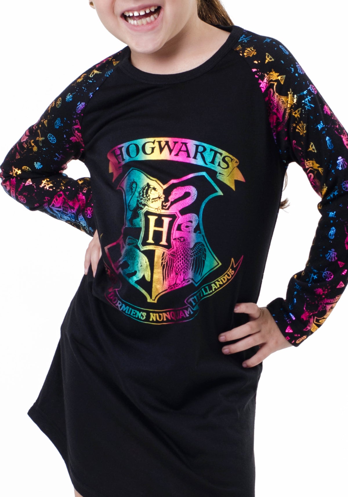 Harry Potter Big Girls Hermione Granger Hogwarts Costume Pajama Nightgown