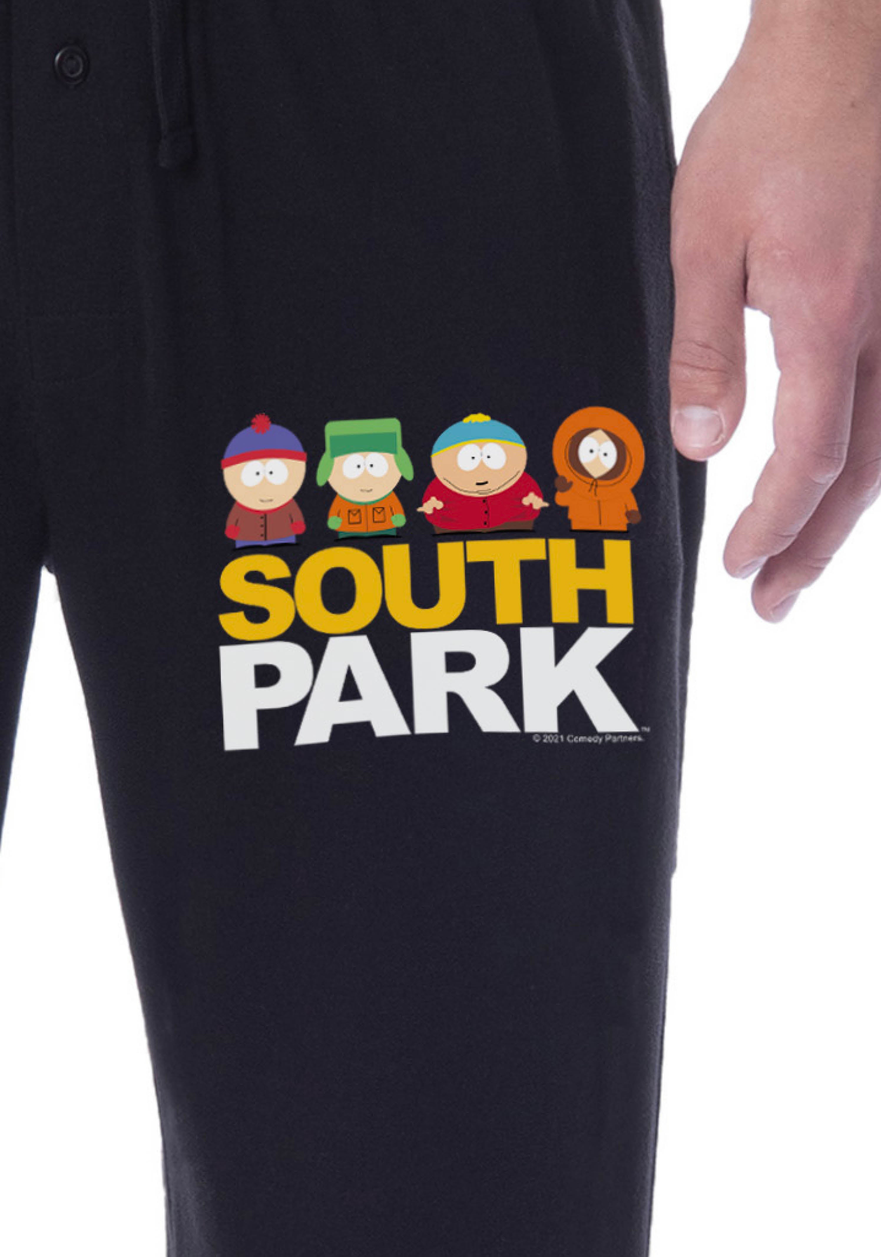 CBS Mens' South Park TV Show Cartman Stan Kyle Kenny Sleep Pajama Pants