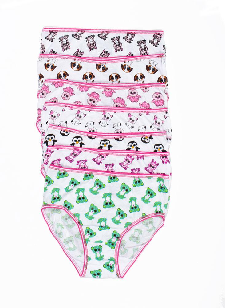Beanie Boo Girls 7 Pack Brief Underwear