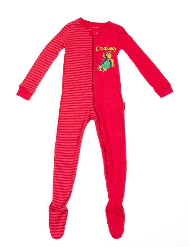 Corduroy Cotton Footie Toddler Pajama
