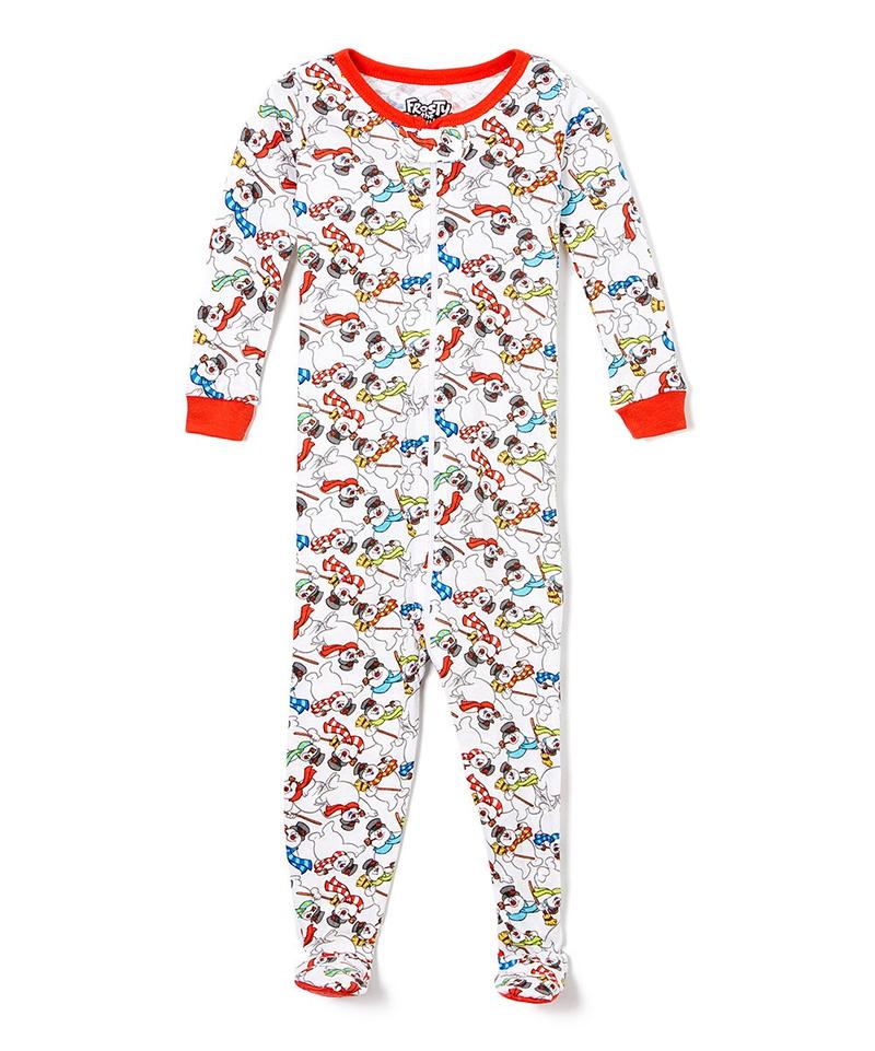 Frosty the Snowman 'Jolly Holiday' Footie Infant Cotton Pajama
