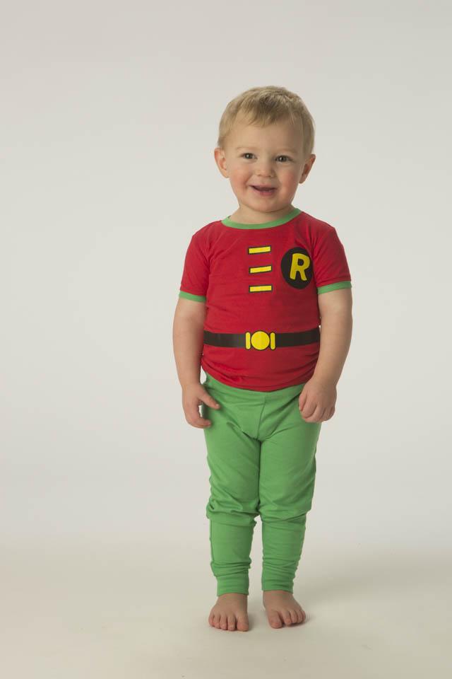 Robin Costume Cotton Infant Pajama Set