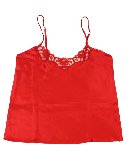 Intimo Womens Silk Lace Camisole Top Shirt