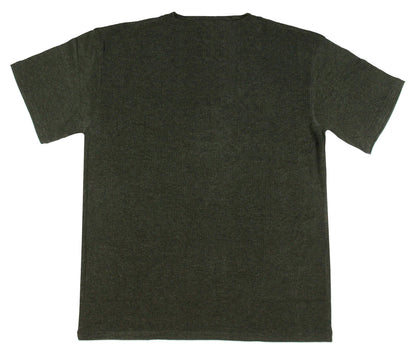 Intimo Men's Ribbed V-Neck Short Sleeve Shirt Top