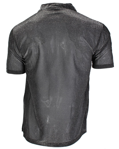 Intimo Mens Romance Sheer Camp Pajama Shirt