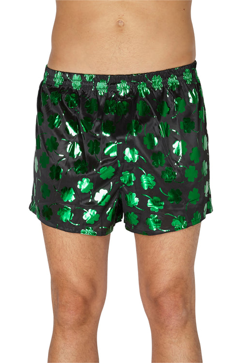 INTIMO Mens St. Patrick's Day Shamrock Boxers