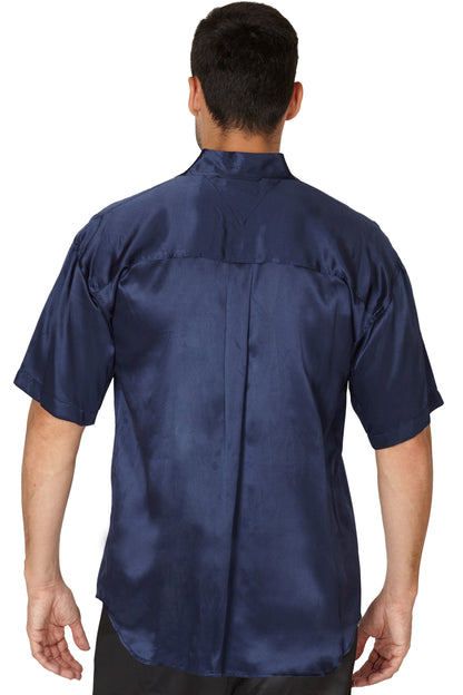 INTIMO Men's Short Sleeve Camp Shirt