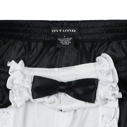 Men's Black Tuxedo Cosplay Stretch Boxer Shorts Underwear (Large)