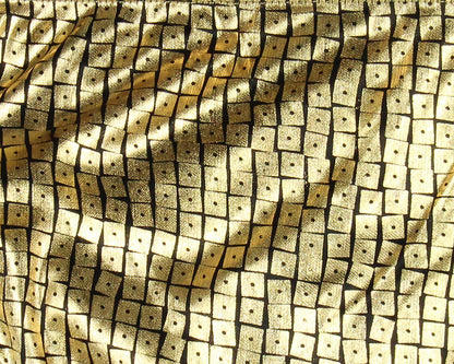 Intimo Mens Gold Squares Print Bikini Brief Underwear