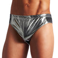 Intimo Men's Silver Bikini Brief Underwear (Silver, Large)