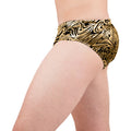 Intimo Mens Gold Swirls Print Bikini Brief Underwear