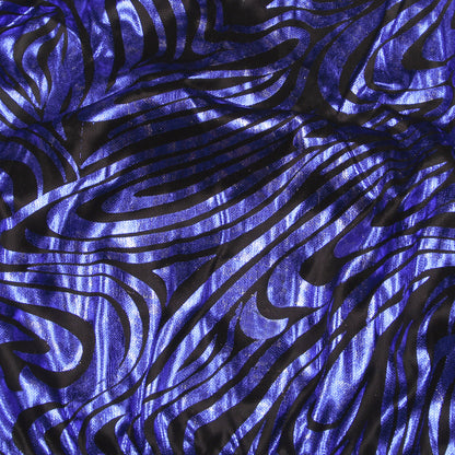 Intimo Mens Royal Blue Swirls Print Bikini Brief Underwear