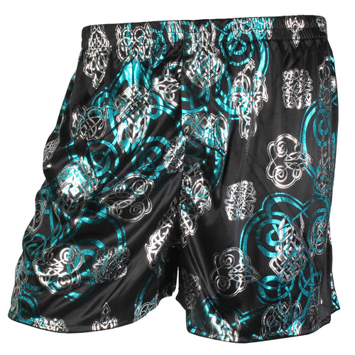 Intimo Mens Allover Foil Print Celtic Knots Boxer Shorts Underwear