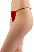 Intimo Womens Liquid Metallic Thong Panty