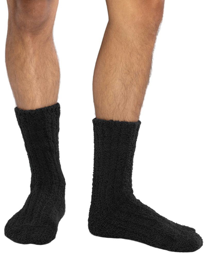 Intimo Men's Casual Lounge Knit Crew Socks Navy Shoe Size 10-13 Loungewear Sleepwear