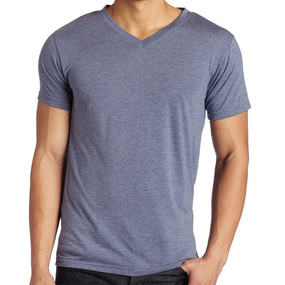 Intimo Men's Short Sleeve V-Neck Sleep Shirt