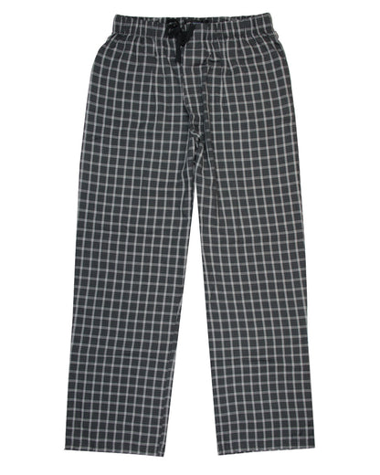 Intimo Men's Bamboo Black Grey Plaid YD Sleep Pant
